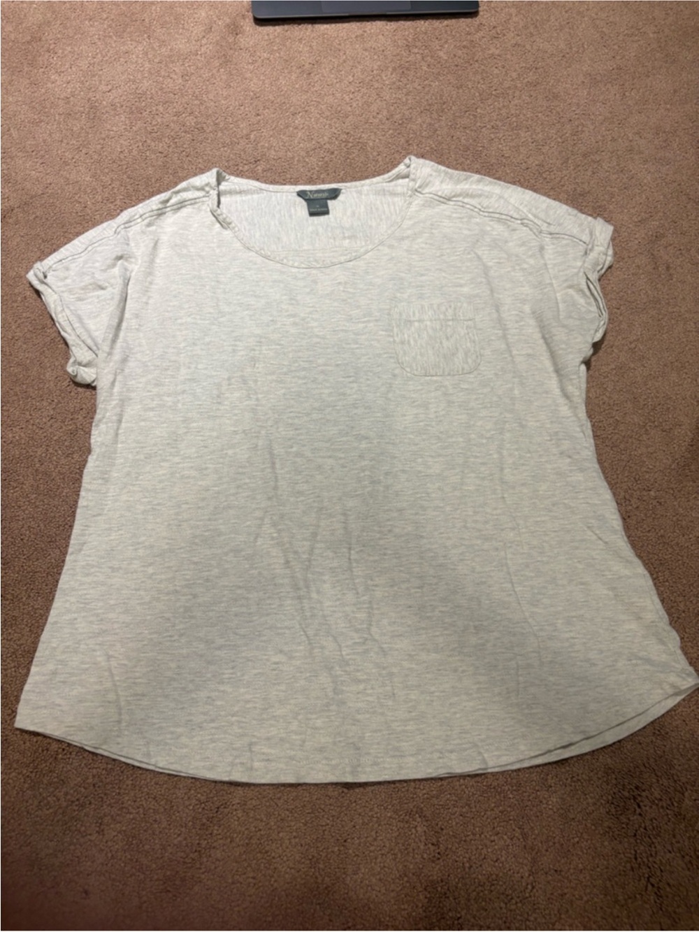 3 for $14 natural reflections Light Gray Women’s Pocket Tee size xl